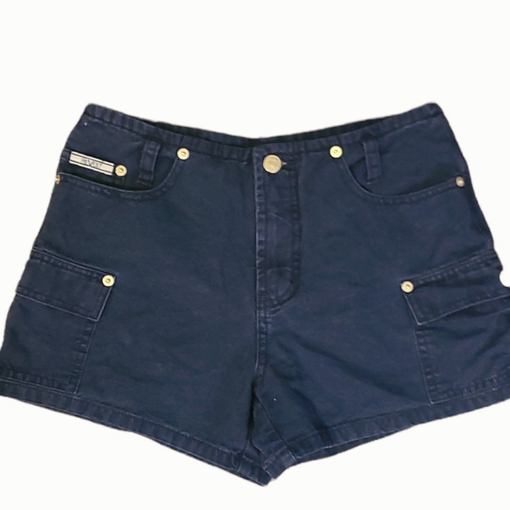 Navy Blue Cargo Shorts from Revolt